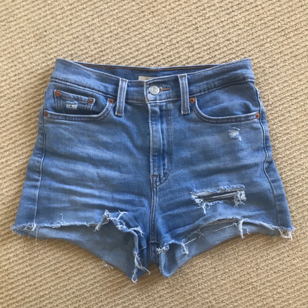 Levi’s 501 high rise jeans shorts